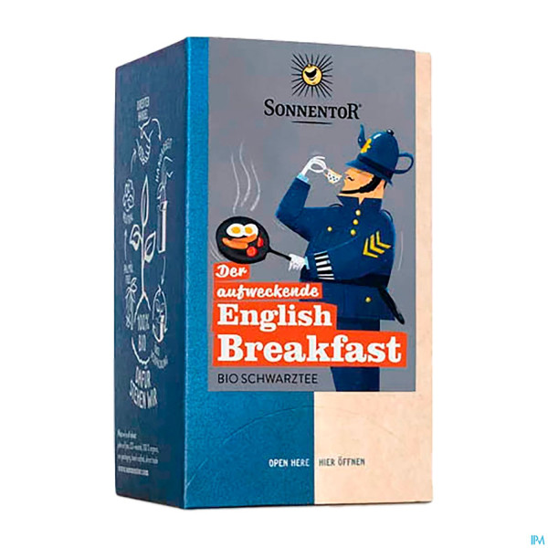 Sonnentor Doppelkammerbeutel/bio English Breakfast Tee 32,4g 02685 18st