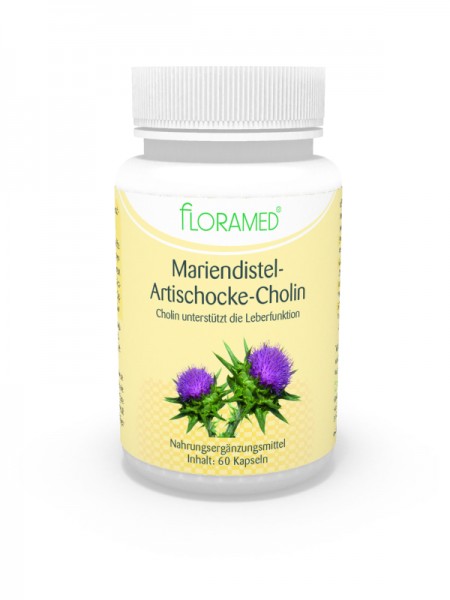 Floramed Mariendistel-Artischocke-Cholin Kapseln