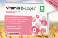Vitamin B Loges Komplett Filmtabletten Vitamin B Loges Komplett Filmtabletten
