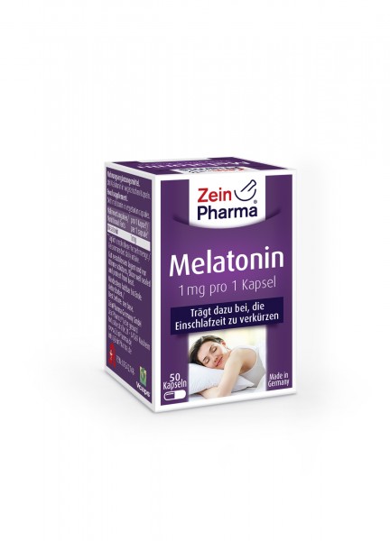 Zeinpharma Melatonin 1 mg Kapseln