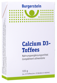 Burgerstein Calcium + D3 Toffees