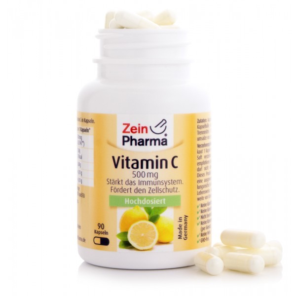 Zeinpharma Vitamin C 500 mg Caps