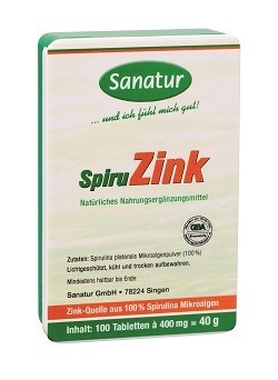 SpiruZink hefefrei Hau Tabletten Sanatur