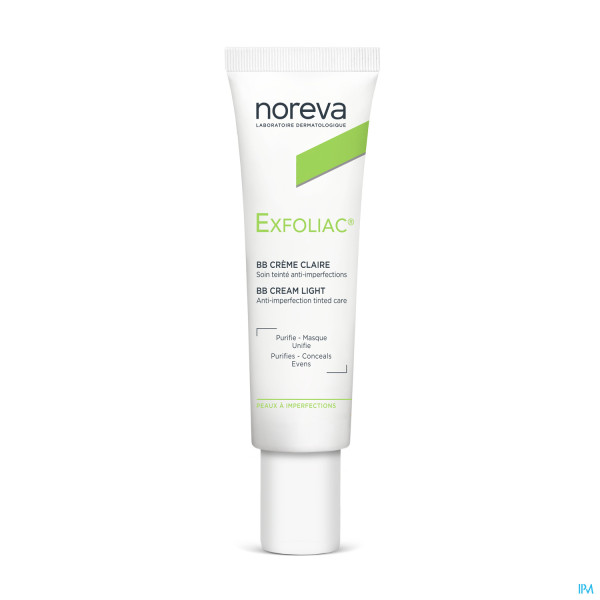 Noreva Exfoliac Getönte Bb-creme Hell 30ml