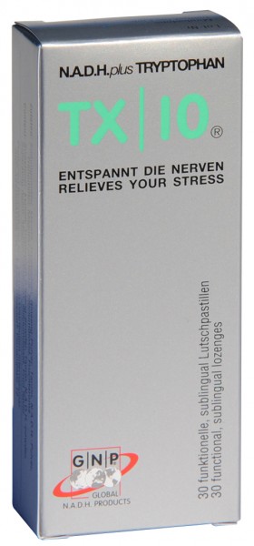 NADH TX|10 Plus Tryptophan 30 Lutschpastillen á 20mg NADH