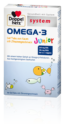 Doppelherz system Omega 3 Junior Gel Tabs 60 Tabs
