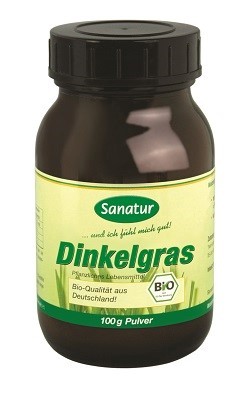 Dinkel-Gras Pulver, BIO Sanatur