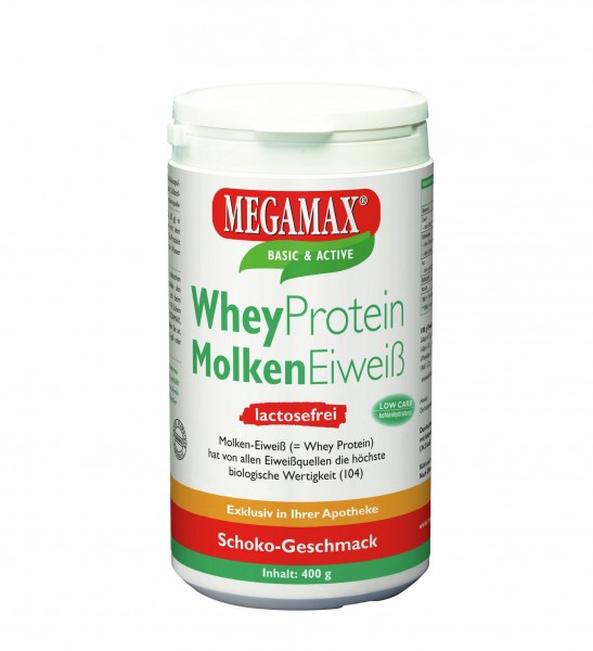 MEGAMAX Whey Protein Schoko Lactosefrei