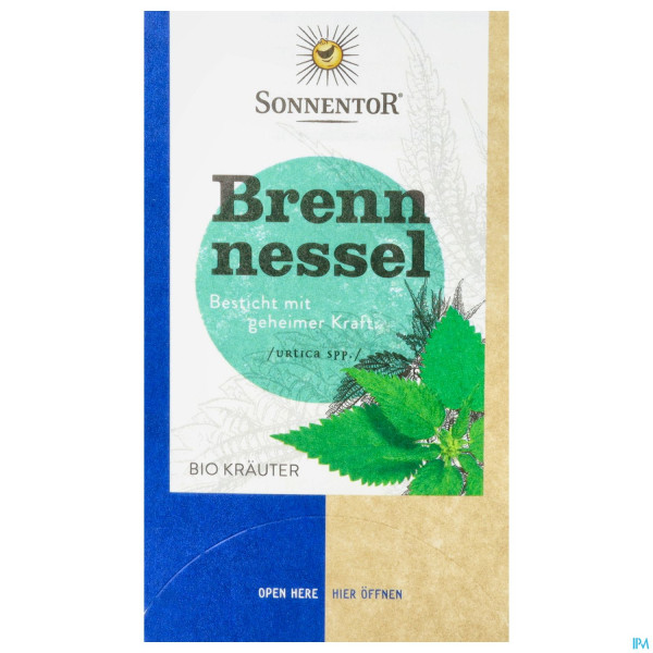Sonnentor Tee/bio Brennnessel Doppelkammmerbtl 02552 18st