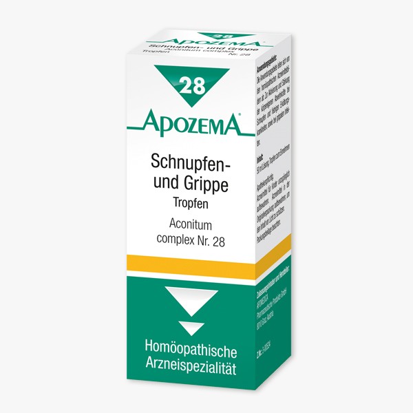 Apozema Schnupfen- und Grippe-Tropfen Nr. 28