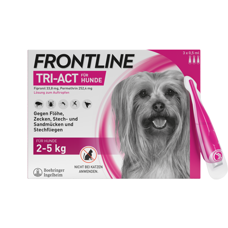 Frontline Tri-Act Spot On Lösung für Hunde