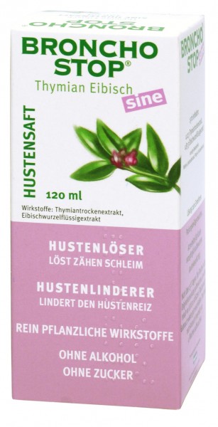 BRONCHOSTOP THYMIAN EIBISCH SINE HUSTENSAFT