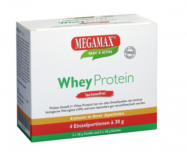 MEGAMAX Whey Protein Lactosefrei Kennenlern-Set
