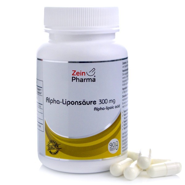 Zeinpharma Alpha-Liponsäure ALA Kapseln