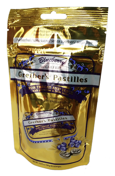 Grether's Pastilles Blueberry Zuckerfrei Beutel