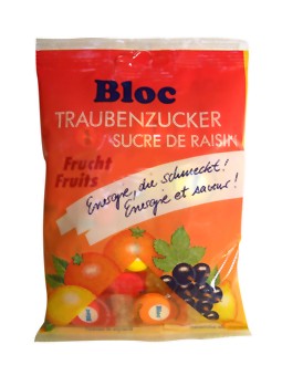 BLOC Traubenzucker Frucht Beutel