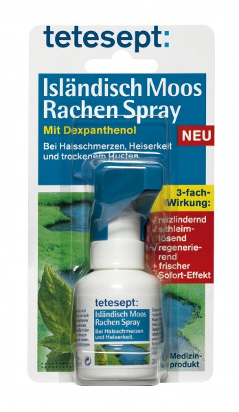 tetesept Hals & Rachenspray Isländisch Moos