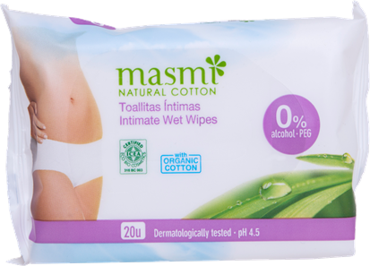 Masmi Organic Care - Bio Intimpflegetücher