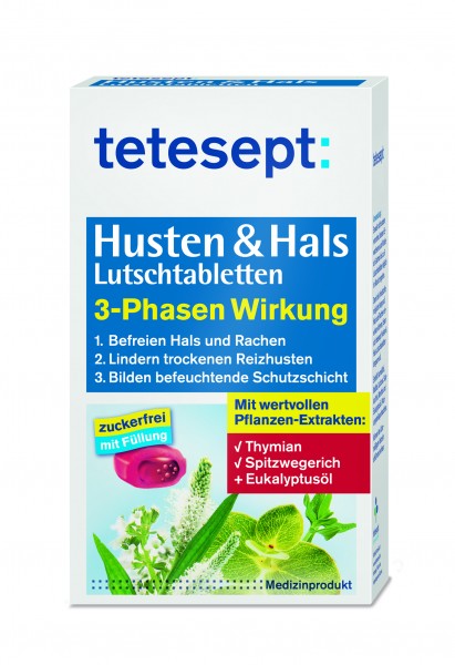 tetesept Husten & Hals 3 Phasen Lutschtabletten