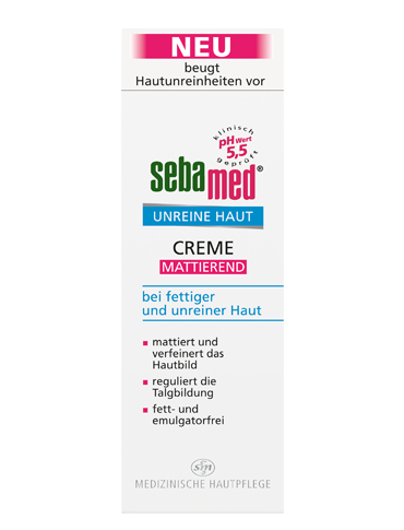 Sebamed Unreine Haut Mattierende Creme 50ml