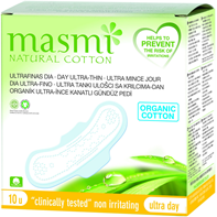 Masmi Organic Care - Bio Monatsbinden Ultra Tag