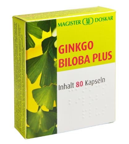 Doskar Ginkgo Biloba plus Kapseln 80 Stück