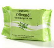 Olivenöl Reinigungstücher 25 Stück Olivenöl Reinigungstücher 25 Stück