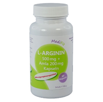 L-Arginin 500 mg + Amla 200 mg Kapseln