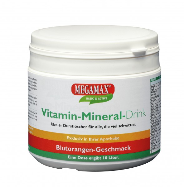 MEGAMAX Vitamin Mineral-Drink Blutorange