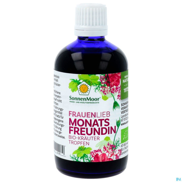 Sonnenmoor Bio/kraeutertropfen Monatsfreundin 100ml