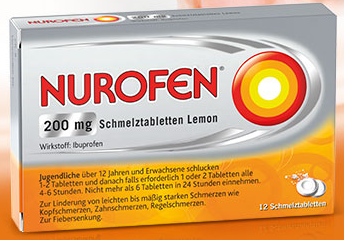 Nurofen Schmelztabletten 200mg Lemon