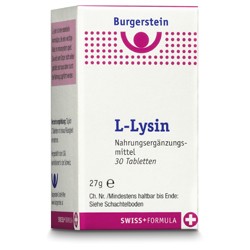 Burgerstein L-Lysin 500mg 30 Tabletten