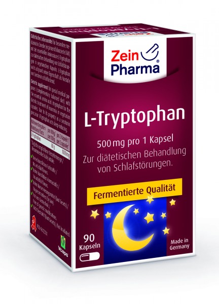 Zeinpharma L-Tryptophan 500 mg Kapseln