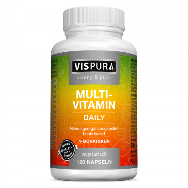 Vispura Multivitamin Daily ohne Jod vegetarisch