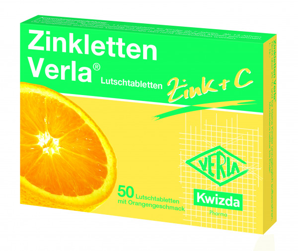 Zinkletten Verla Lutschtabletten Orange