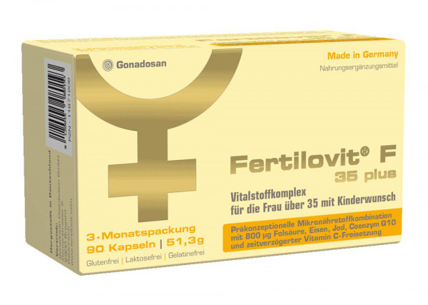 FERTILOVIT® F 35plus - BEGLEITEND ZUR KINDERWUNSCHBEHANDLUNG