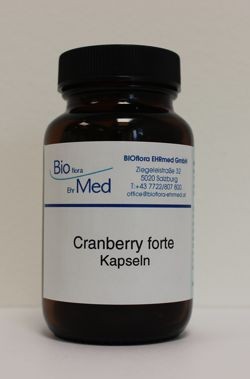 Cranberry Forte Kapseln Bioflora Ehrmed