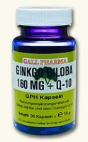 GPH Ginkgo Biloba 160mg + Q10 Kapseln GPH Ginkgo Biloba 160mg + Q10 Kapseln