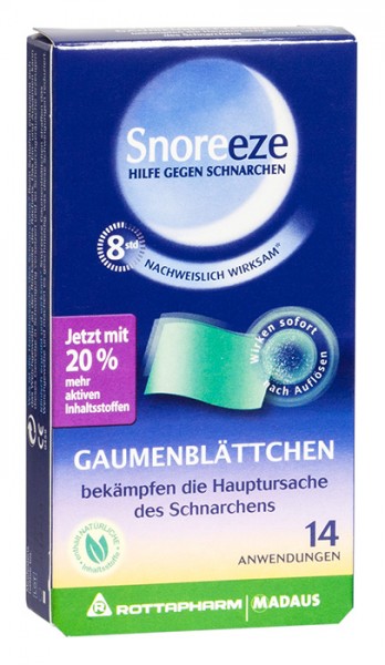 Snoreeze Gaumenplättchen