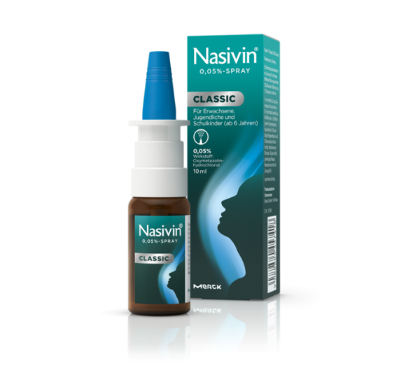 Nasivin Nasenspray 0,05% mit Dosierungspumpe