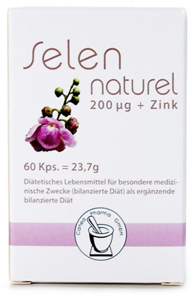 Selen Naturel 200 µg + Zink Kapseln Canea