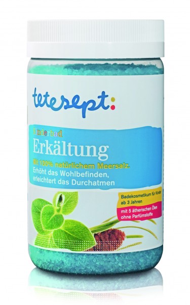 tetesept Gesundheits-Meersalz Kinderbad Erkältung