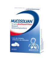 Mucosolvan® 15 mg - Lutschpastillen Mucosolvan® 15 mg - Lutschpastillen