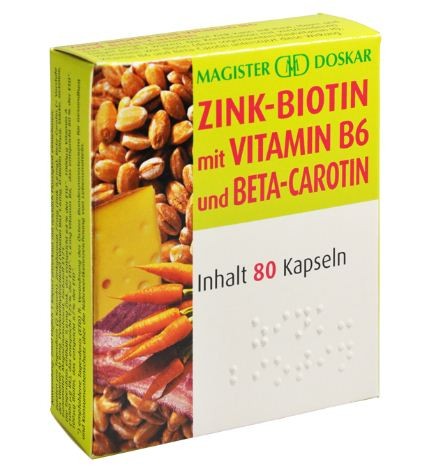 Doskar Zink Biotin plus 80 Kapseln