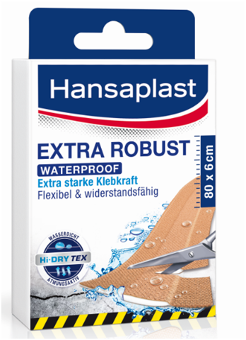 Hansaplast Extra Robust Waterproof 80cm x 6cm