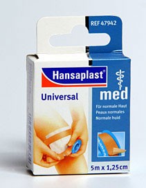 Hansaplast med Fixierpflaster classic 2,5cm x 5m