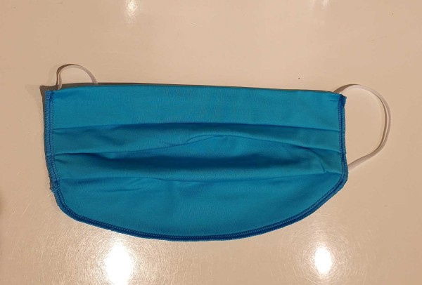 Mund-Nasen-Maske Stretch blau