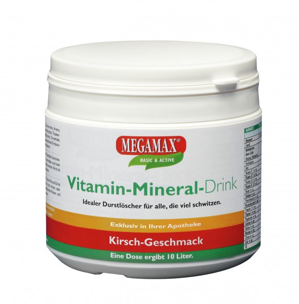 MEGAMAX Vitamin Mineral-Drink Kirsche