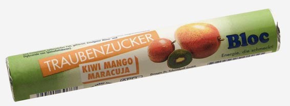 BLOC Traubenzucker Kiwi Mango Maracuja