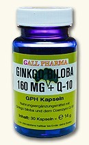 GPH Ginkgo Biloba 160mg + Q10 Kapseln